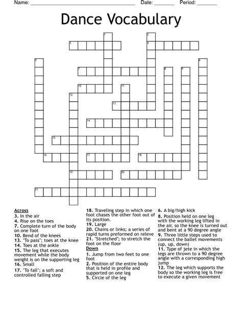 Click the answer to find similar crossword clues. . Ballet move crossword clue
